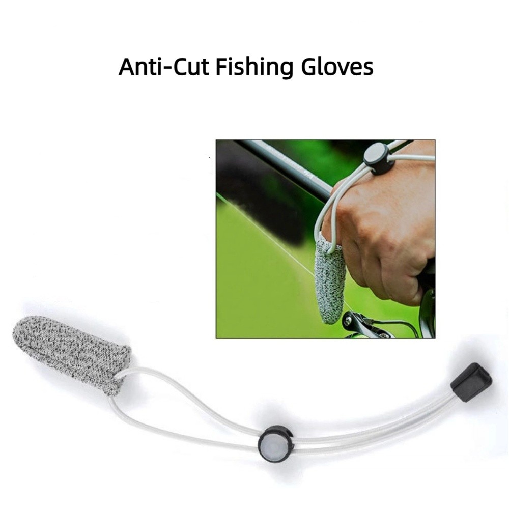 Fishing Gloves - Luvas de pesca antiderrapantes de dedo