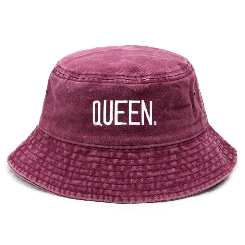 Fishing Hat - Personalizar rainha lavado vintage balde chapéu