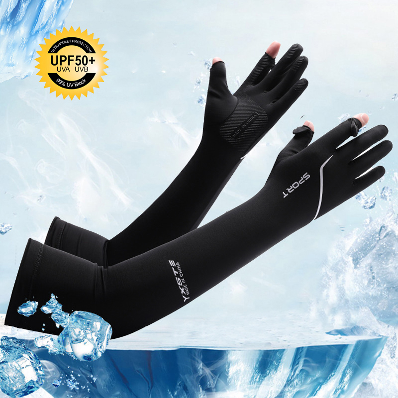 Fishing Gloves - Mangas de Proteção Solar Masculinas de