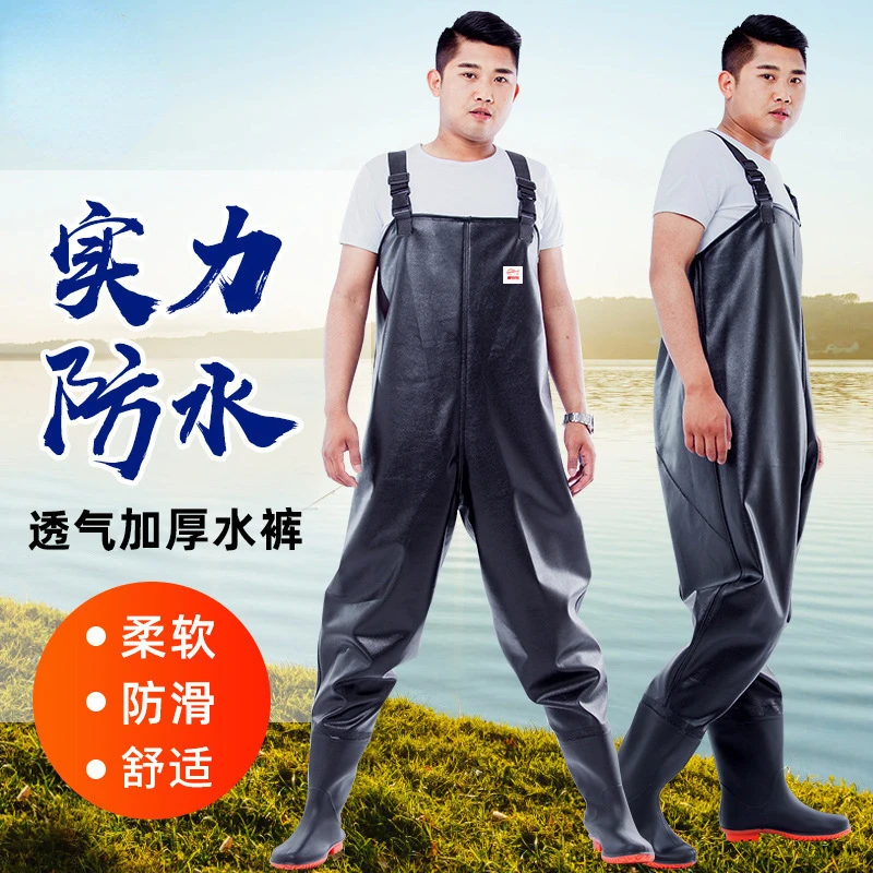 Fishing Rain Suit - Calça de chuva meio corpo masculina,
