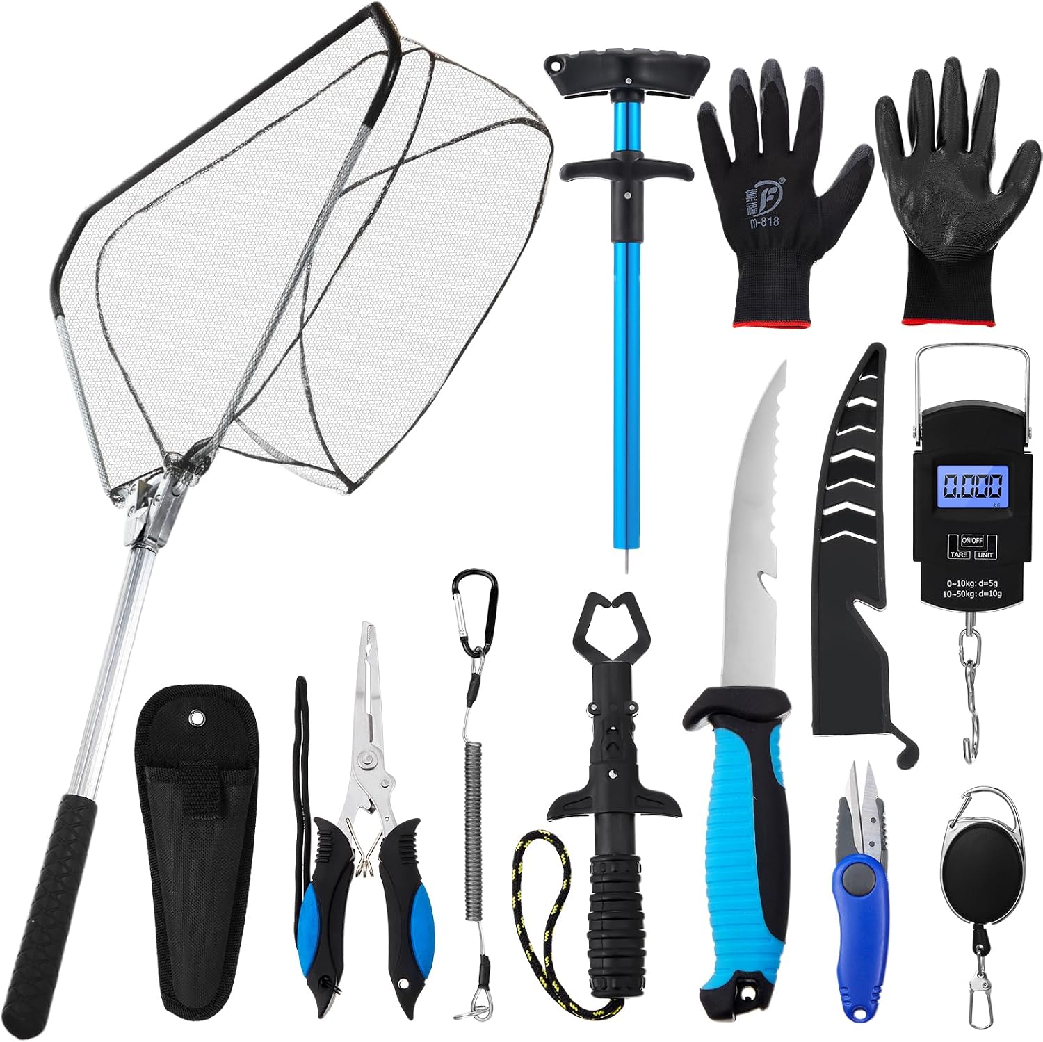Fishing Gloves - Conjunto de Ferramentas de Pesca Multifuncionais