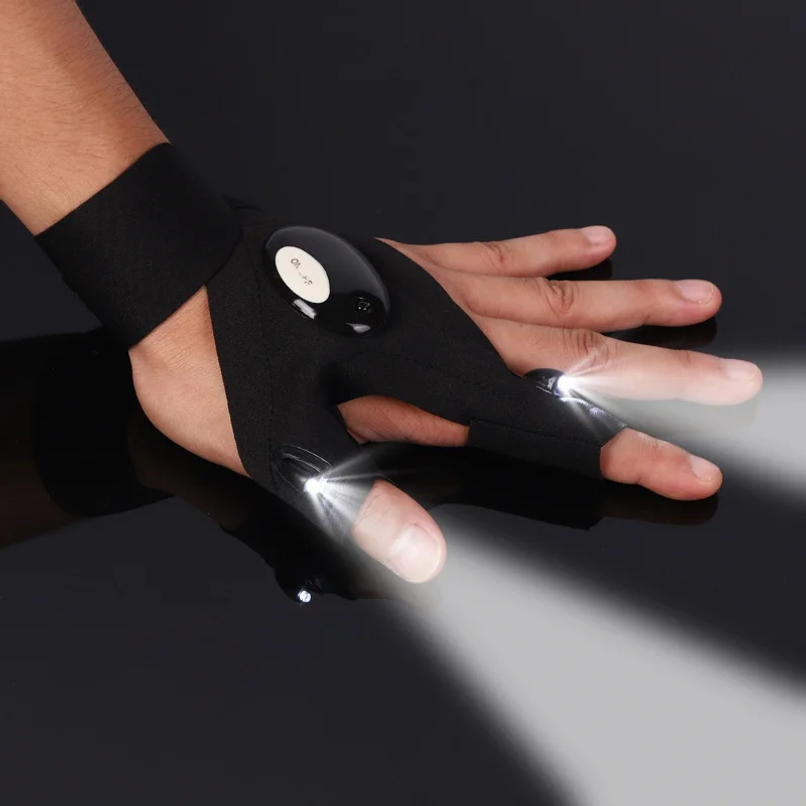 Luva LED sem Dedos para Homens - Fishing Gloves avaliação e preço