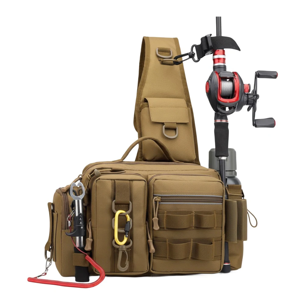 Mochila de pesca com suporte p - Fishing Backpack avaliação e preço