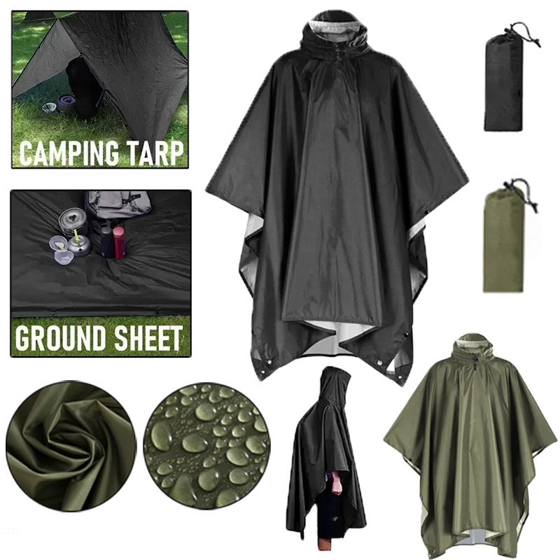 Capa de chuva militar 3 em 1,  - Fishing Rain Suit avaliação e preço
