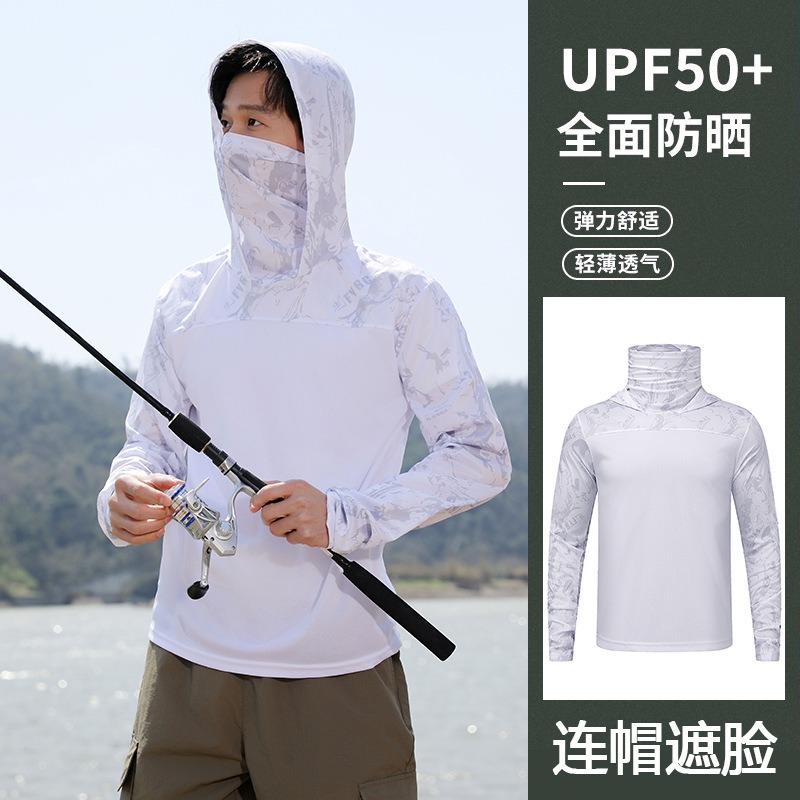 Camisa de Pesca Masculina com  - Fishing Shirt Uv Protection avaliação e preço