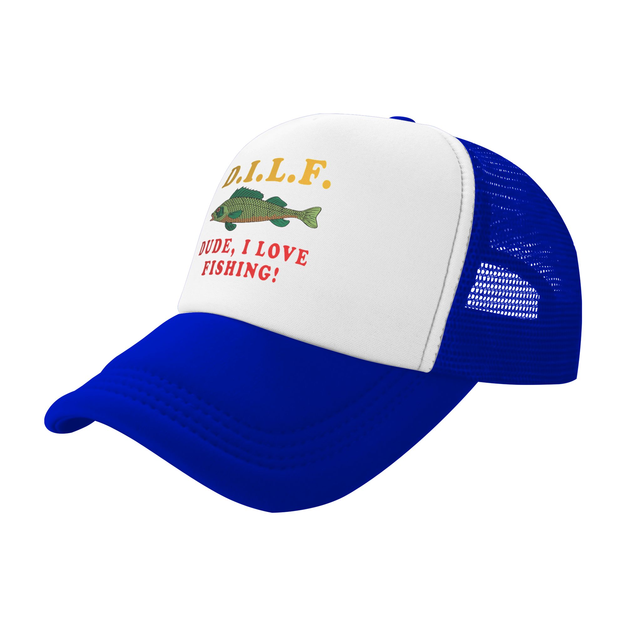 Boné de Beisebol DILF Meme Per - Fishing Hat avaliação e preço