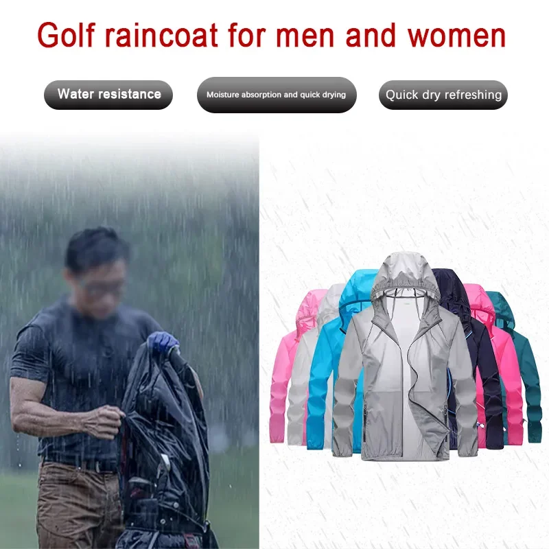 Capa de chuva de golfe jaqueta - Fishing Jacket Waterproof avaliação e preço
