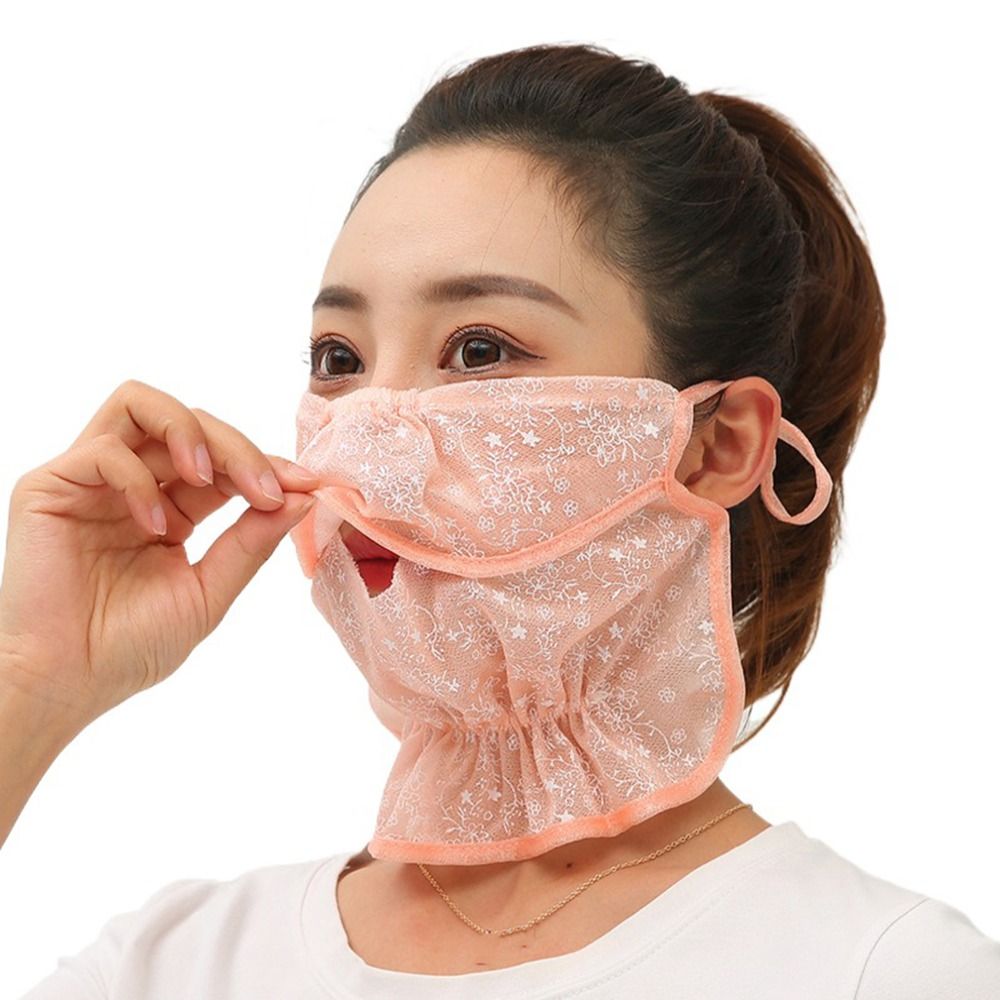 Lenço monocromático para mulhe - Fishing Mask Sun Protection avaliação e preço