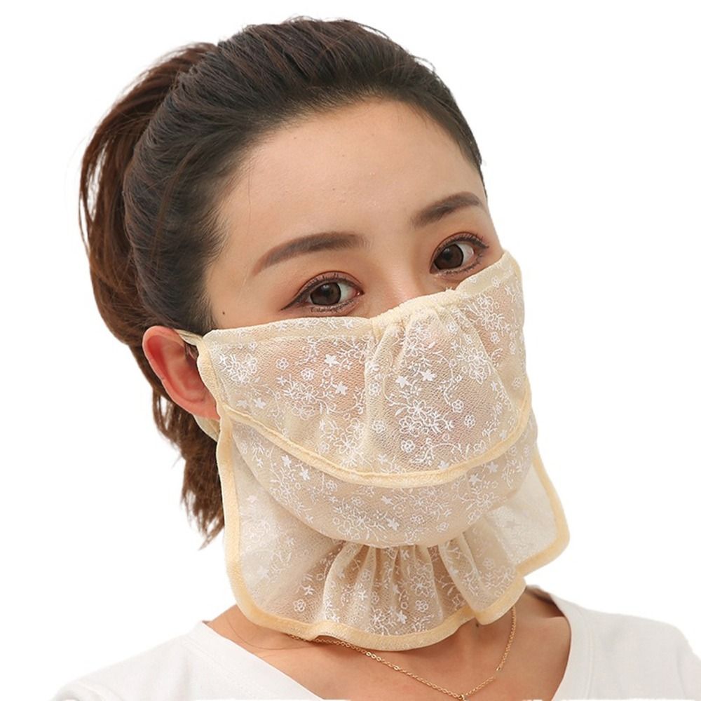 Lenço monocromático para mulhe - Fishing Mask Sun Protection avaliação e preço