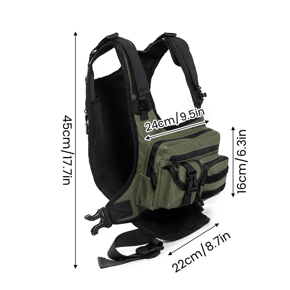 Colete Tático Multi-Bolsos par - Fishing Bag Waterproof avaliação e preço
