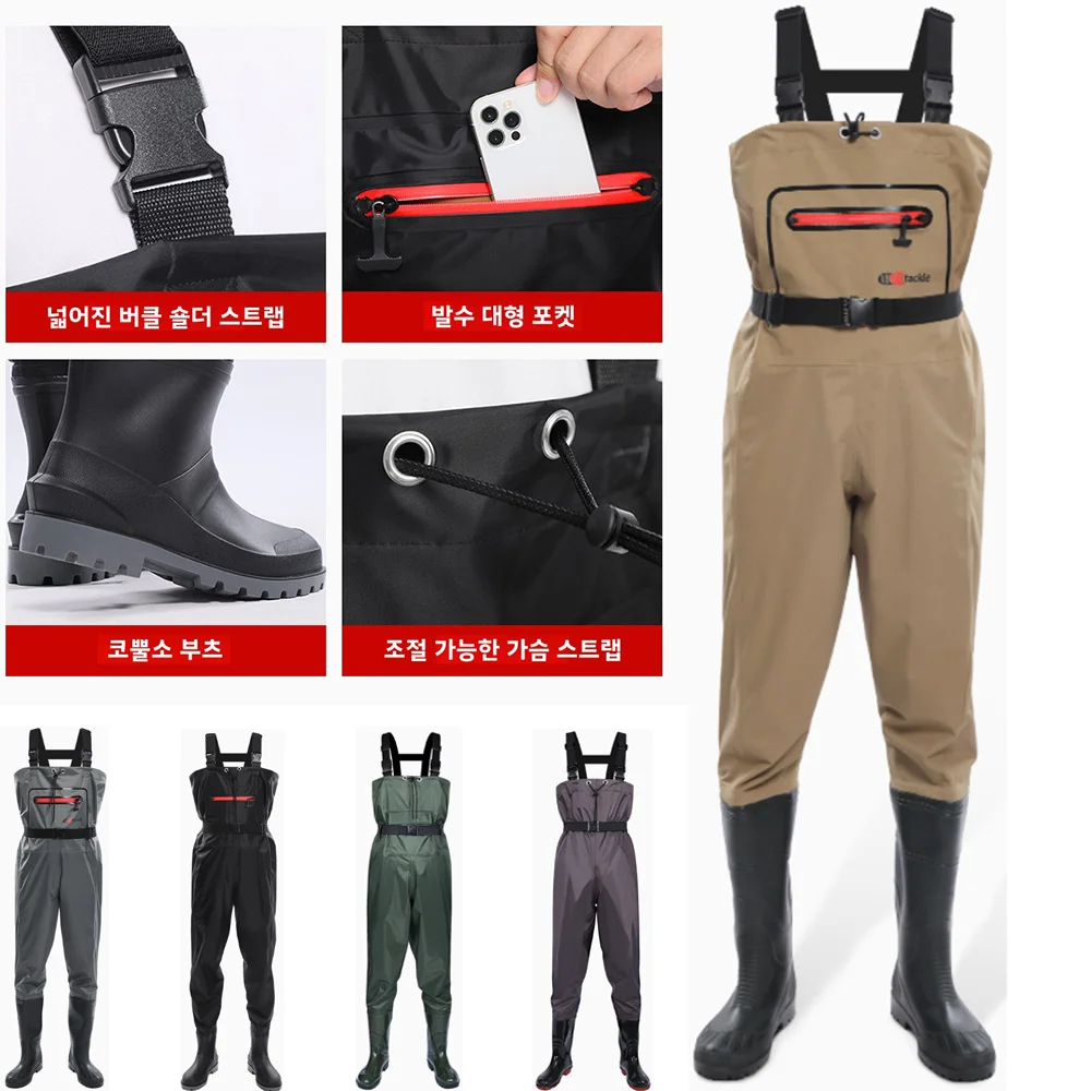 Waders de peito à prova dwater - Fishing Waders avaliação e preço