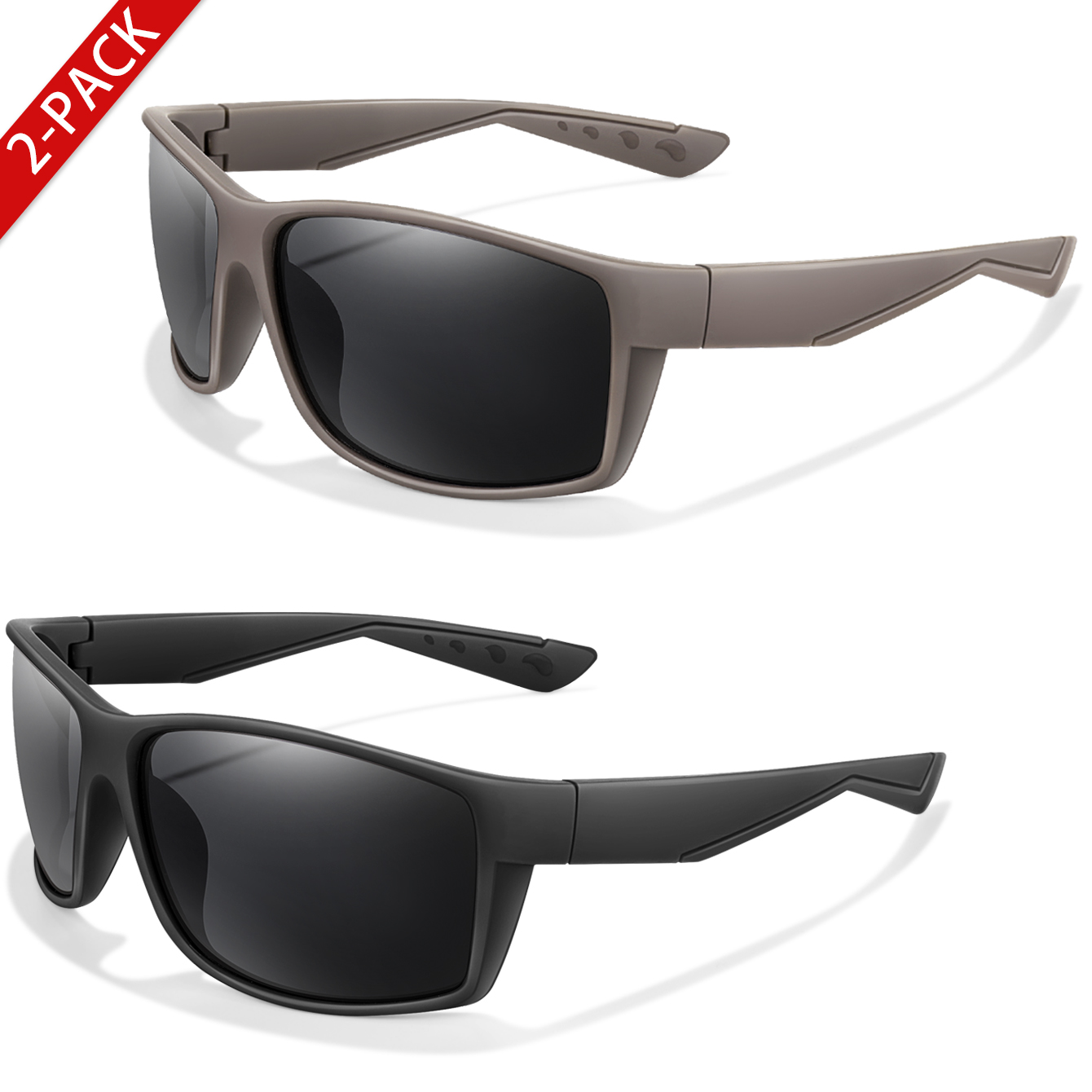 2 pacotes de óculos de sol pol - Fishing Sunglasses Polarized avaliação e preço