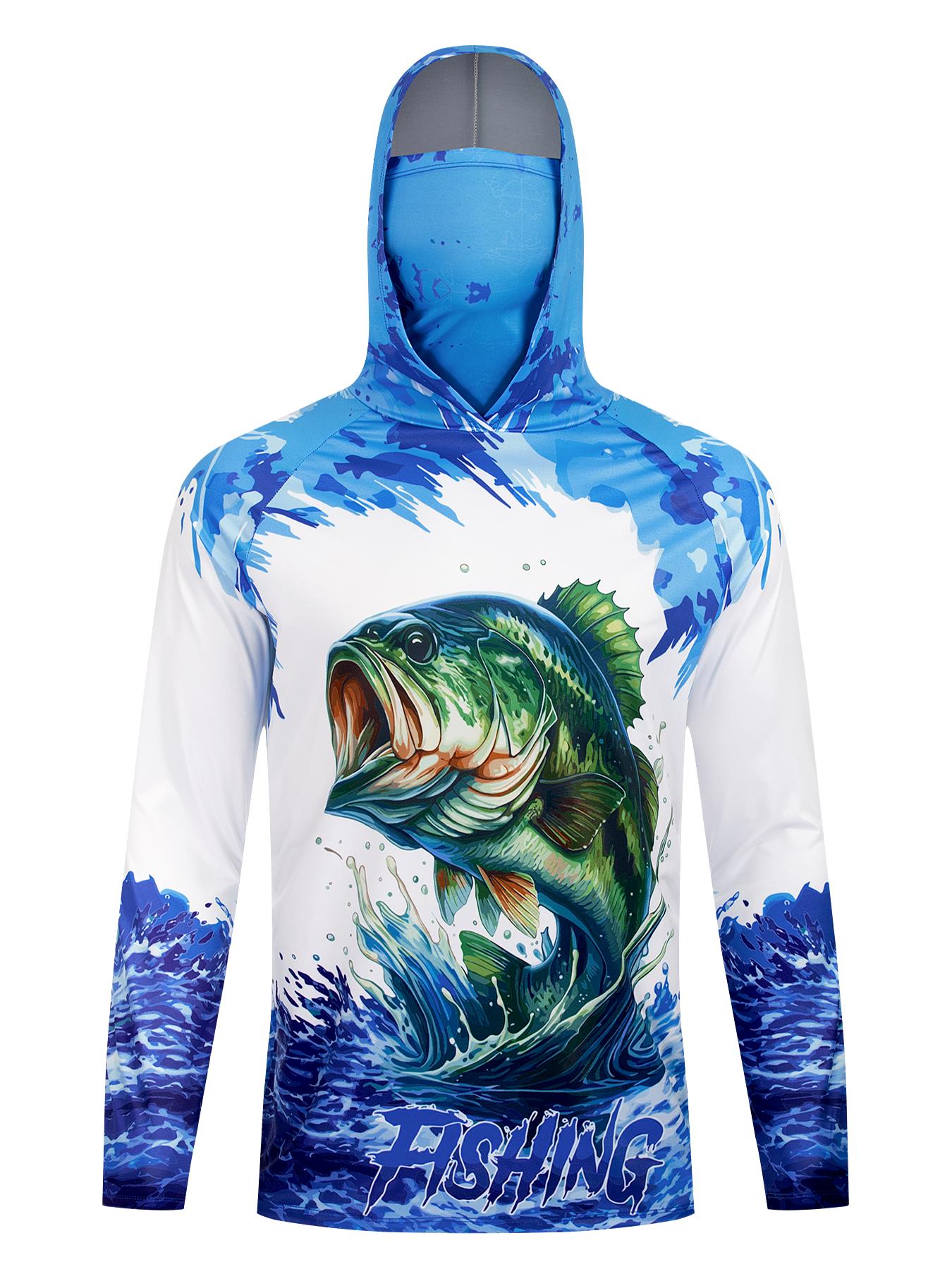 Camisa de Pesca com Capuz UPF  - Fishing Shirt Uv Protection avaliação e preço