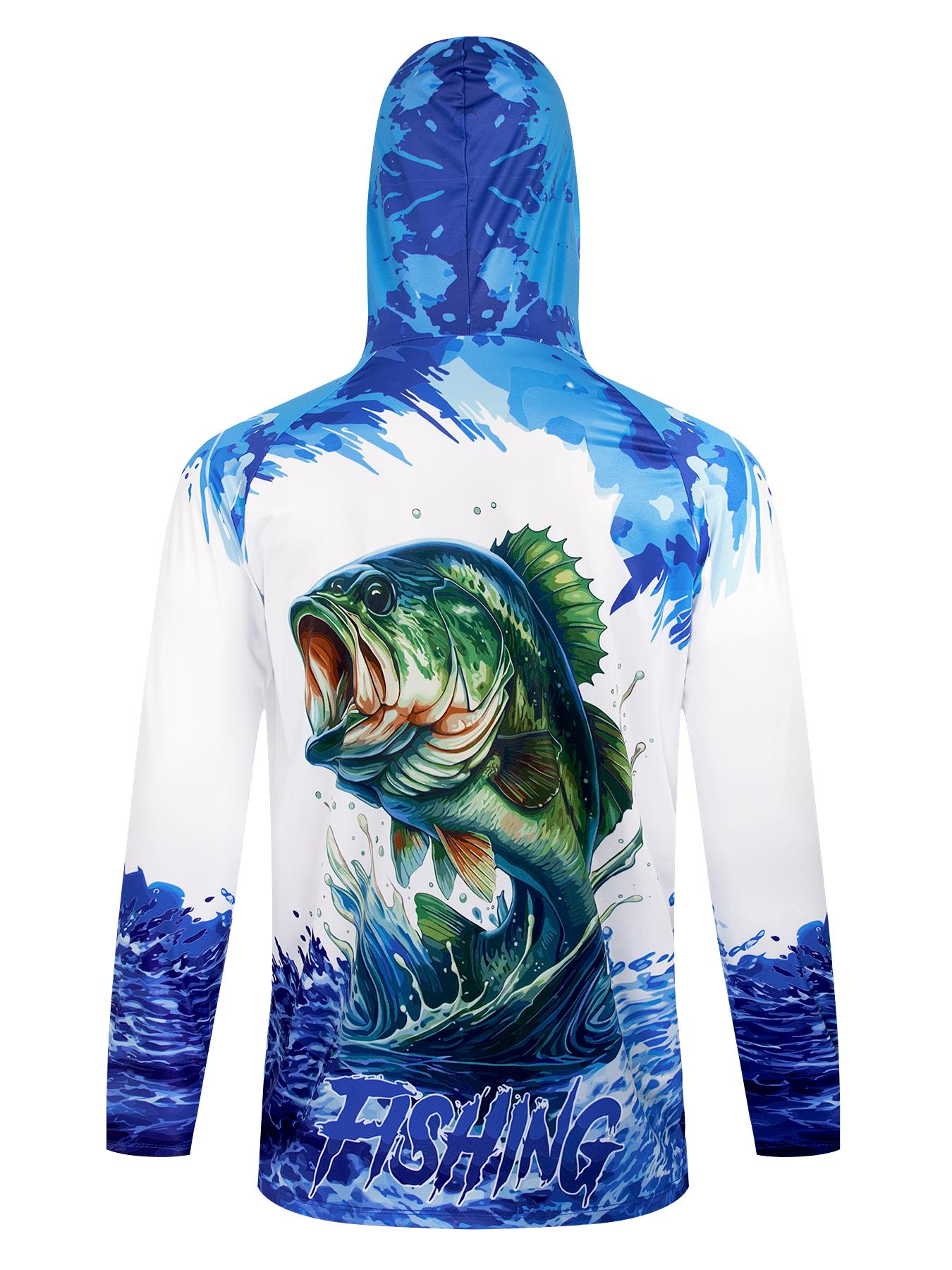 Camisa de Pesca com Capuz UPF  - Fishing Shirt Uv Protection avaliação e preço