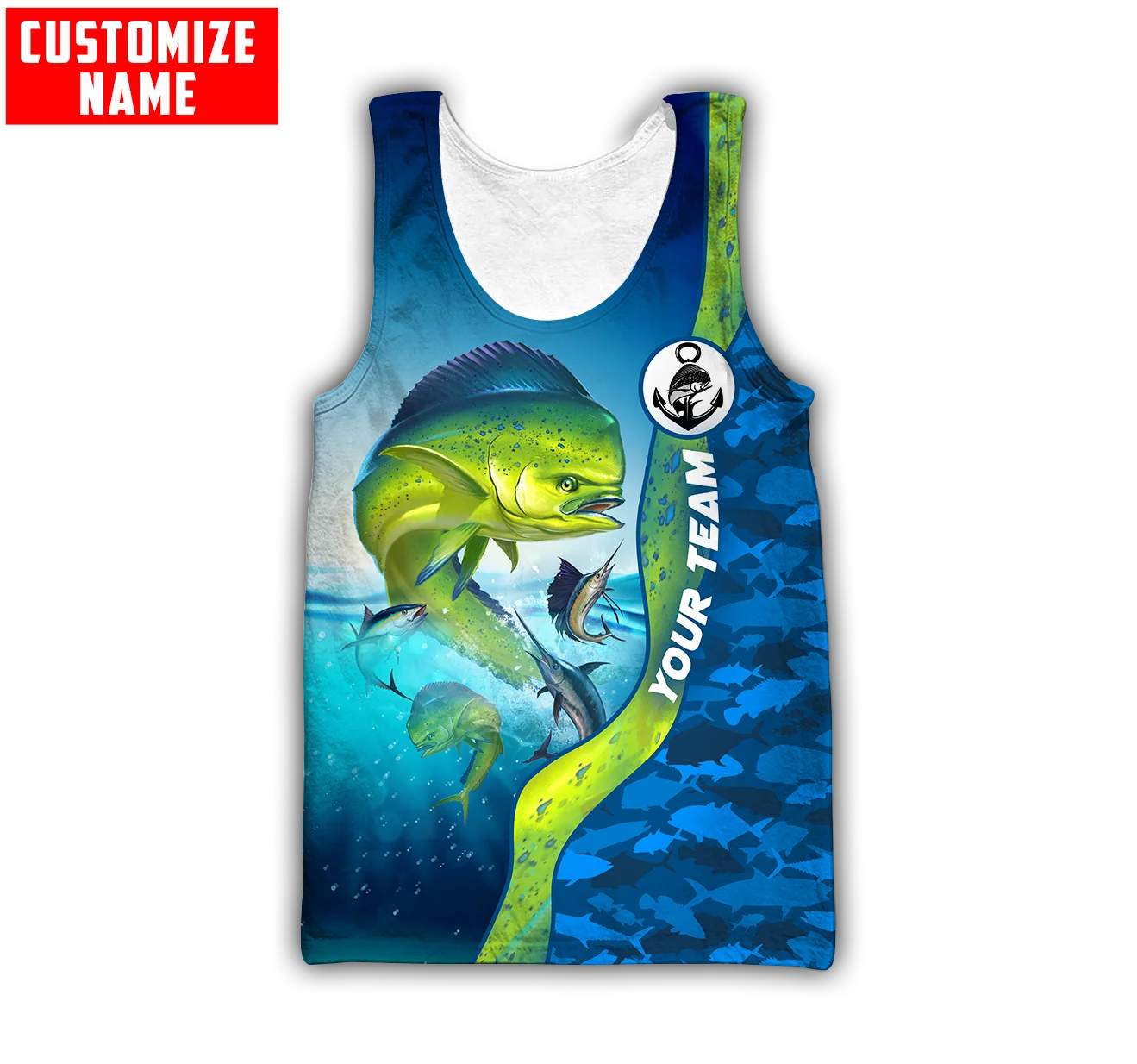 Nome personalizado mahi mahi p - Fishing Vest avaliação e preço